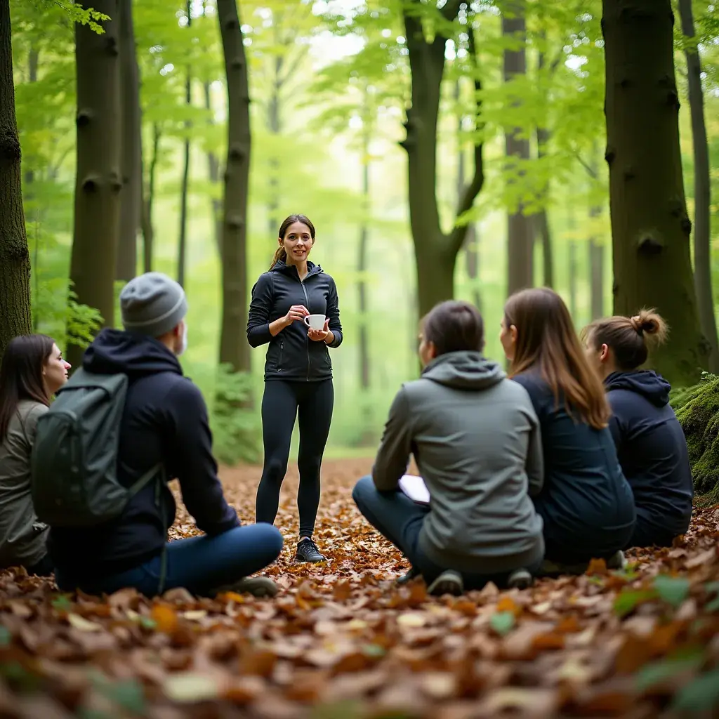 Zoom sur les ingrédients bio utilisés dans le mélange de thé, soulignant leur qualité