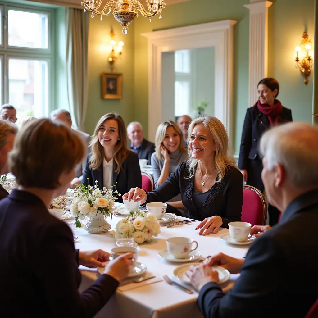 Thé refroidissant dans un verre, prêt à être servi avec des glaçons pour l'été